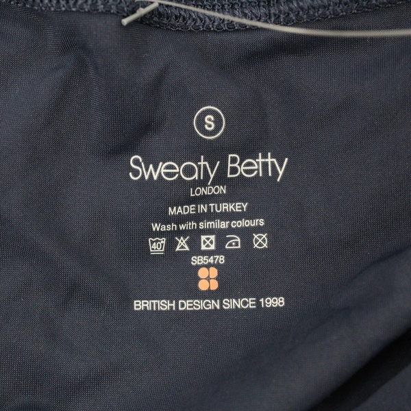 NWT Sweaty Betty Women's S Navy Blue Explorer Ace Midi Dress