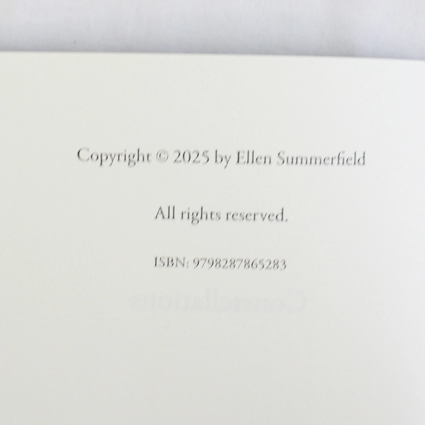 Constellations New & Selected Poems Ellen Summerfield 2025 Paperback Very Good