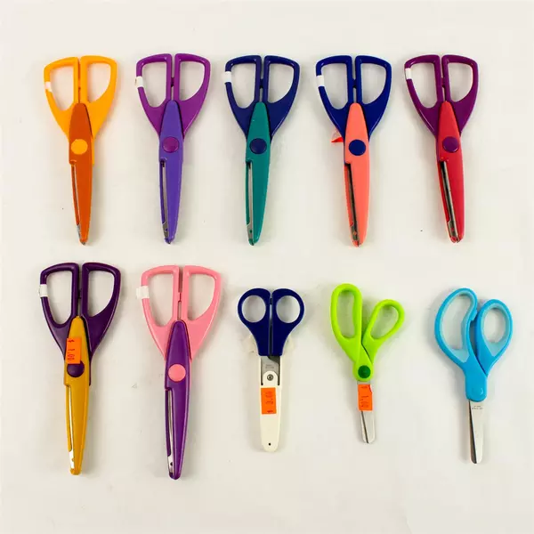 Lot of 10 Scissors - Used Craft/Office/Household