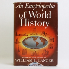 Vintage An Encyclopedia of World History by William L Langer 1952 Hardcover DJ