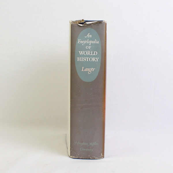 Vintage An Encyclopedia of World History by William L Langer 1952 Hardcover DJ
