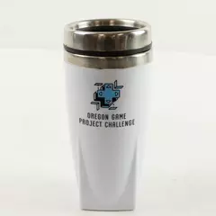 Oregon Game Project Challenge White Travel Mug Used Collectible