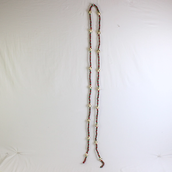Wooden Beaded Garland Soccer Balls 7' Length 