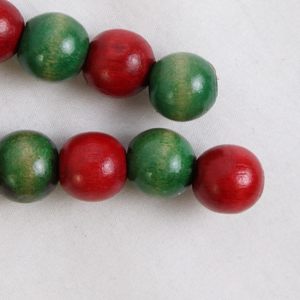 Wooden Beaded Garland Soccer Balls 7' Length 