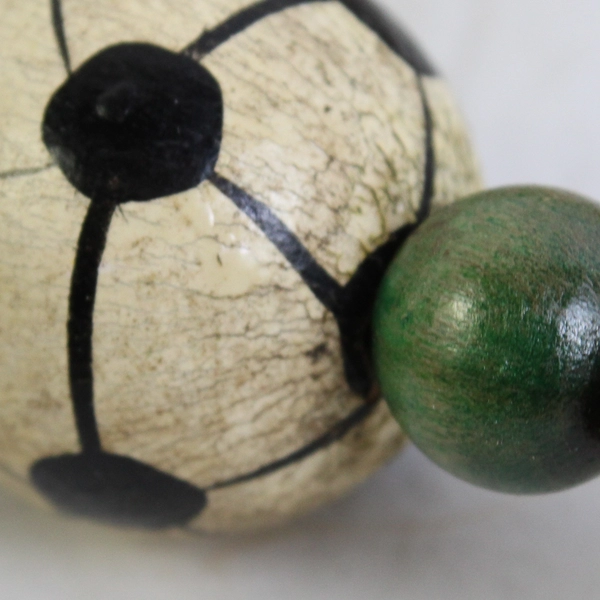 Wooden Beaded Garland Soccer Balls 7' Length 