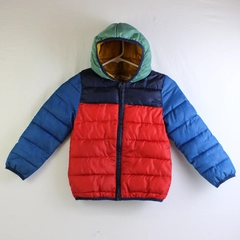 Epic Threads Color Block Puffer Jacket Boys' Size 6 FLAW