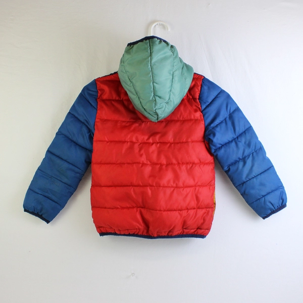 Epic Threads Color Block Puffer Jacket Boys' Size 6 FLAW