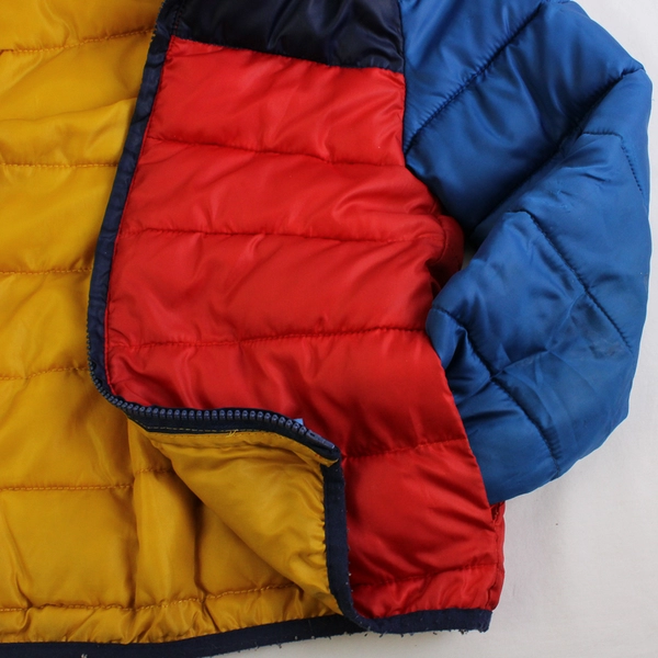 Epic Threads Color Block Puffer Jacket Boys' Size 6 FLAW