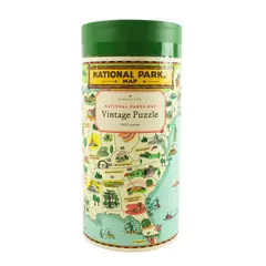 Cavallini & Co. National Parks Vintage 1000-Piece Puzzle - New
