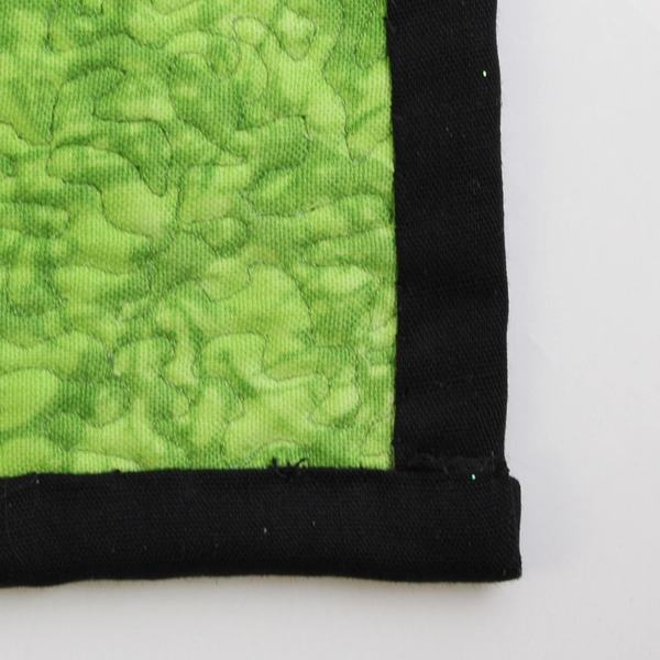 Handmade Embroidered Applique African Woman Wall Hanging 13" x 16"