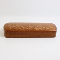 Vintage MCM Evergreen Fine Woodworking Handmade Slide Top Box