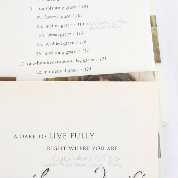 Lot of 2 One Thousand Gifts and One Thousand Gifts Devotional