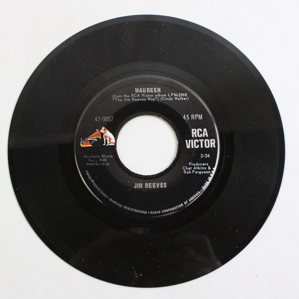 Jim Reeves Maureen / I Won’t Come In While He’s There 7" 45 RPM Vinyl Record