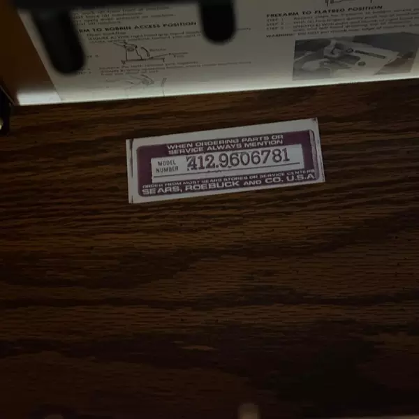 Vintage Sears Wood Sewing Table No Machine