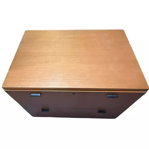 2 Drawer Wood Lateral Filing Cabinet Metal Interior No Key