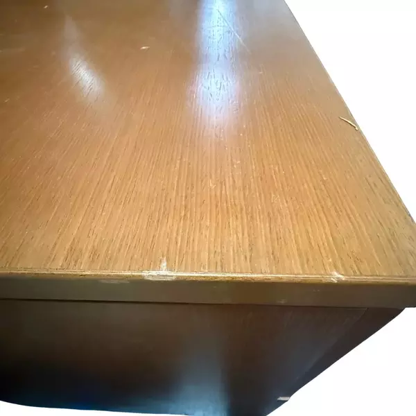 2 Drawer Wood Lateral Filing Cabinet Metal Interior No Key