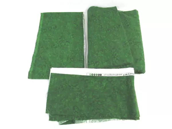 Wilmington Prints Flannel Fabric Remnants Lot Quilting Craft Green Red Patchwork