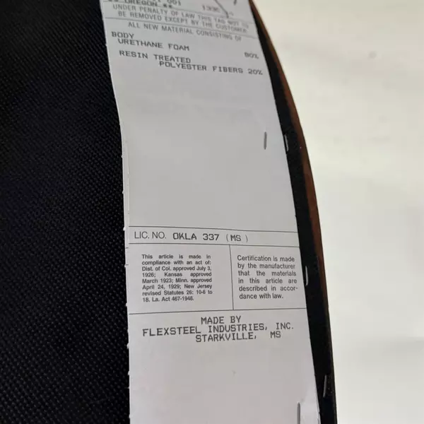 Vintage Flexsteel Victorian Style Red Upholstered Arm Chair