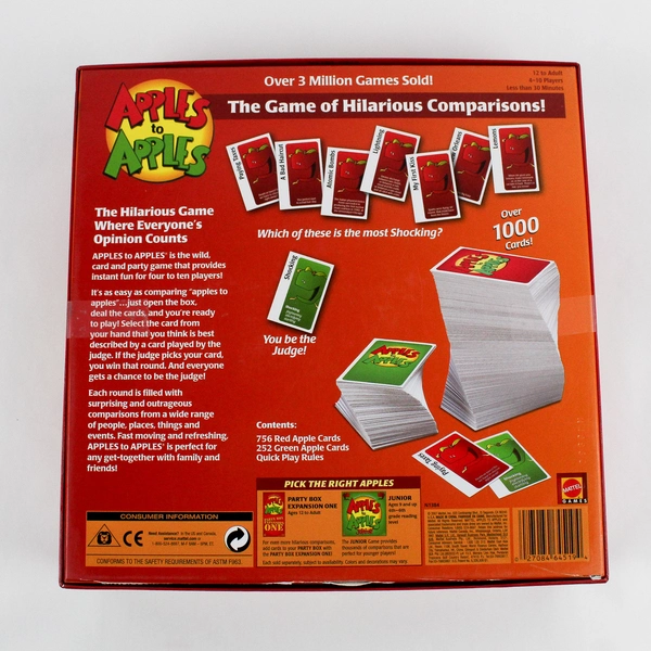 2007 Mattel Apples to Apples Complete Card Game