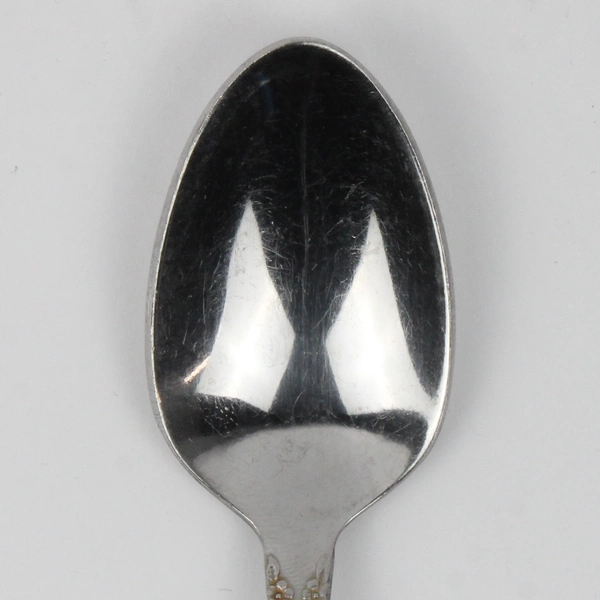 Lot Of 5 William A. Rogers Oneida Mansfield Stainless Flatware Teaspoons 6" Long