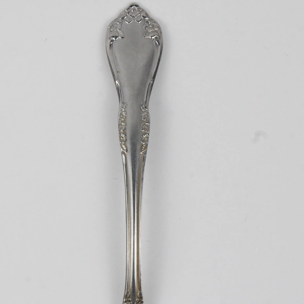 Lot Of 5 William A. Rogers Oneida Mansfield Stainless Flatware Teaspoons 6" Long