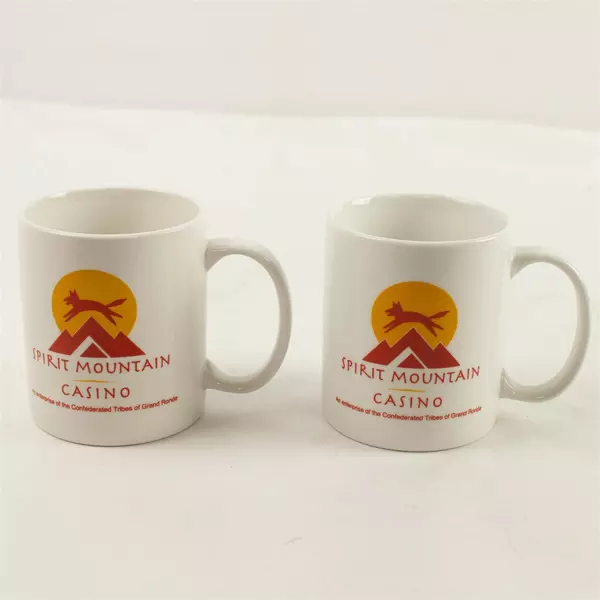 Spirit Mountain Casino Ceramic Coffee Mugs 