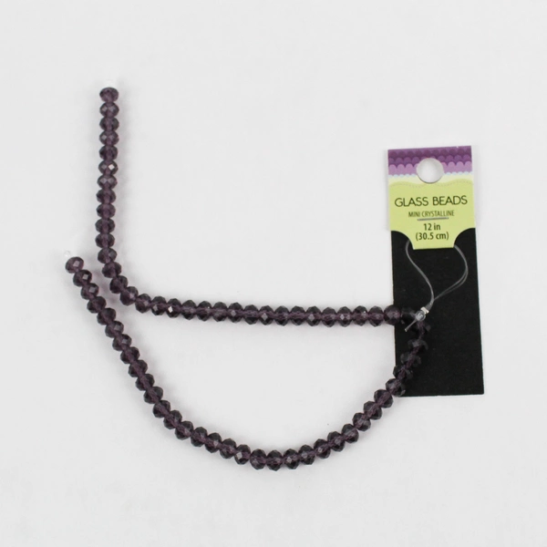 Lot of 4 Glass Bead Strands Hildie & Jo, Blue Moon & Darice, New