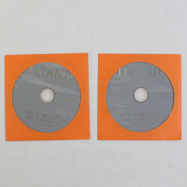 Titanic Director James Cameron (DVD, 2 Disc, Paramount, 1997, No DVD Cases)