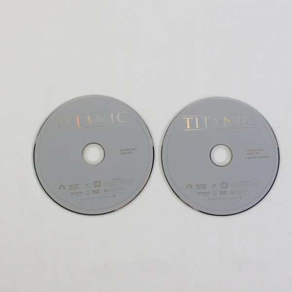 Titanic Director James Cameron (DVD, 2 Disc, Paramount, 1997, No DVD Cases)