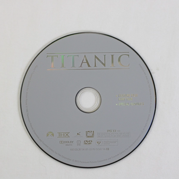 Titanic Director James Cameron (DVD, 2 Disc, Paramount, 1997, No DVD Cases)