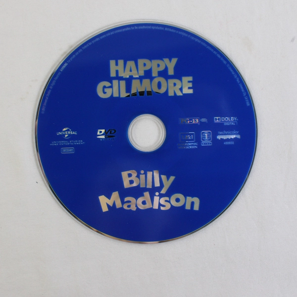 Lot Of 2 Discs Happy Gilmore & Spider-Man 2 (DVD, 1996, 2004, No DVD Cases)