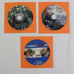 Matrix Reloaded & Book Thief & Pursuit Of Happyness (DVD, No DVD Cases)