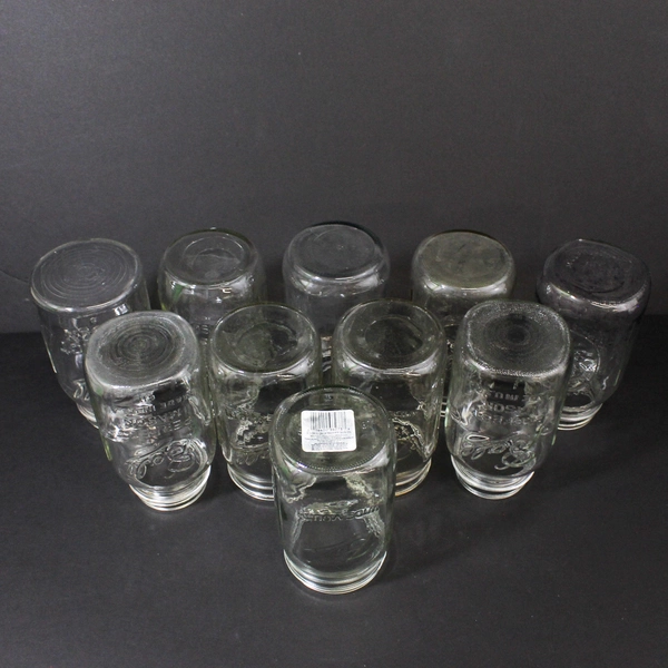 Lot of 10 Ball Narrow And Wide Mouth Quart Canning Jars