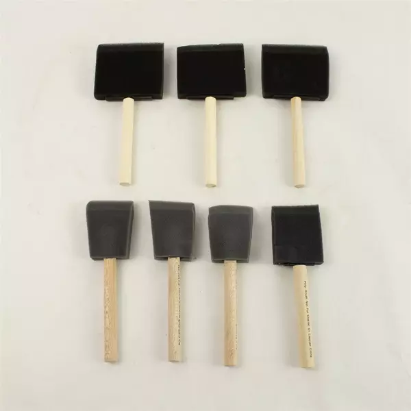 Lot of 7 Poly Brushes 7in New - Paint Varnish Stain Finish