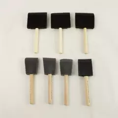 Lot of 7 Poly Brushes 7in New - Paint Varnish Stain Finish