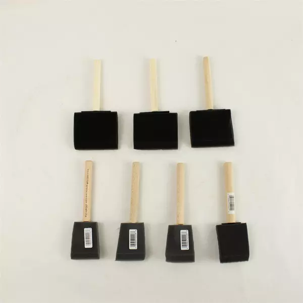 Lot of 7 Poly Brushes 7in New - Paint Varnish Stain Finish