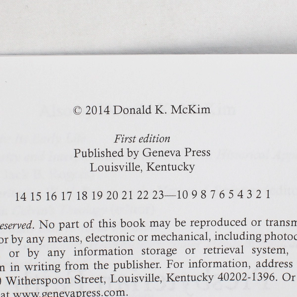 Presbyterian Faith That Lives Today by Donald K McKim 2014 Paperback