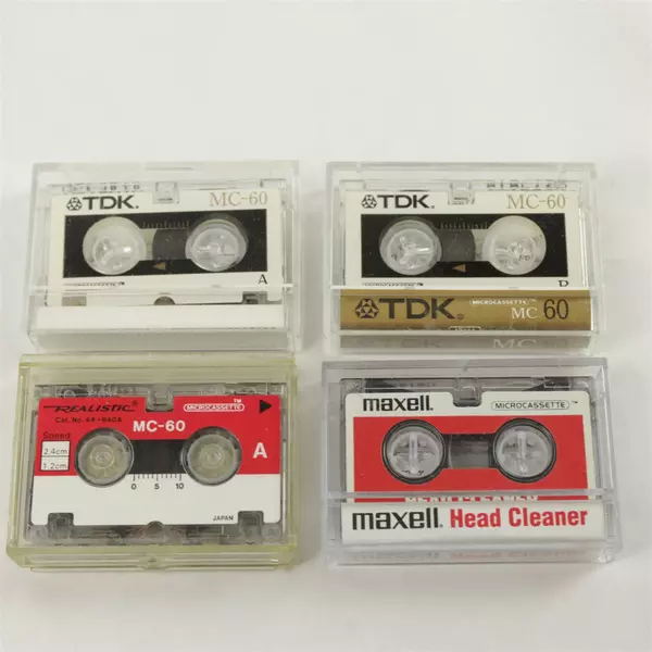 Lot of 7  60min Blank Microcassettes for Dictation Recorders