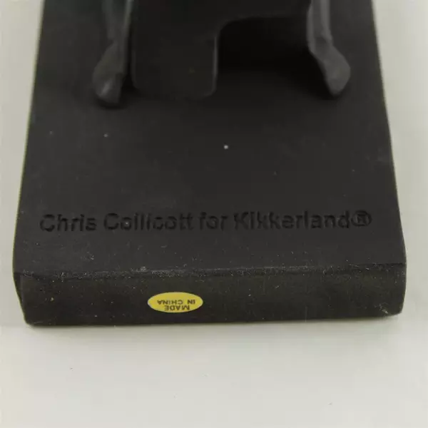 Kikkerland Vintage Art Deco Male Leaning Bookends Sculptural Set