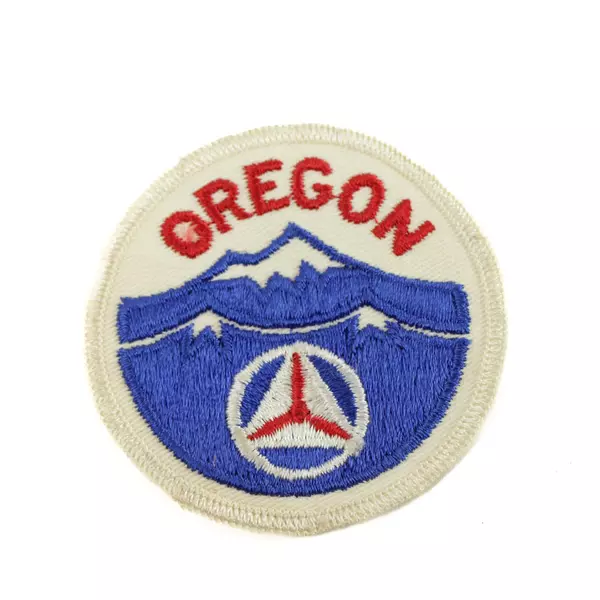 Vintage Oregon Civil Air Patrol Patch 3" Round Embroidered Collectible