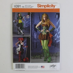 Simplicity LoriAnn Costume Designs 1091 Ivy/Jester Women's Size H5 (6-14)