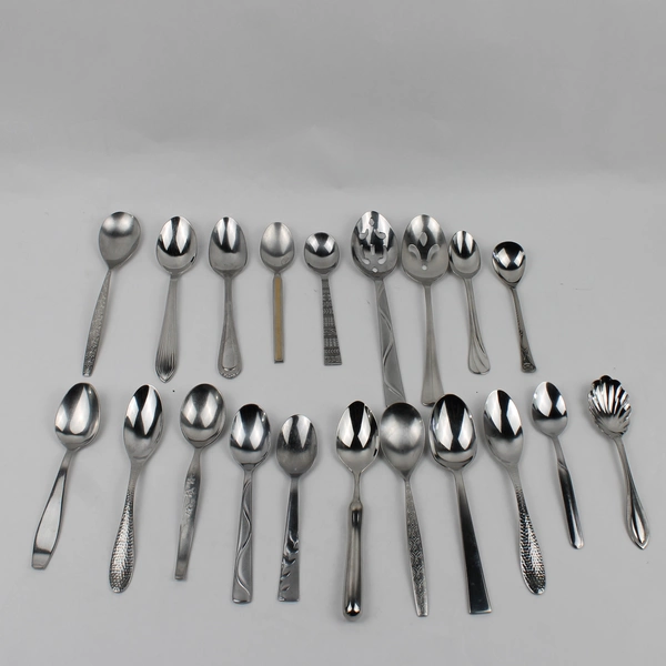 Mixed Lot of 20 Stainless Steel Spoons Wedding Event Flatware