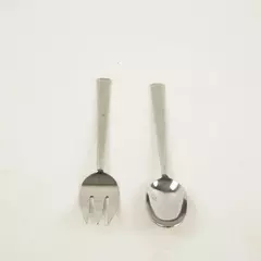 Lot Of 2 Oneida Silver Sunnybrook (Stainless) Flatware Serving Set (Spoon/Fork)