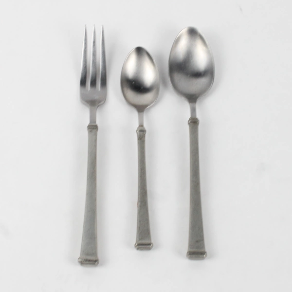 Lot Of 3 Vintage International Pewter Farmington Tablespoon Teaspoon Fork