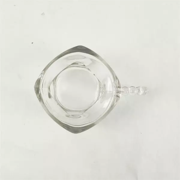 Set of 3 Vintage Glass Mugs Retro Stackable Coffee Cups 5.5in 