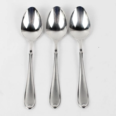 Set of 3 Wallace 18/8 Oval Soup Spoons 7.75"