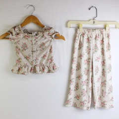 Kate Mack Pink Floral 2-Piece Outfit Girls' Size 3T