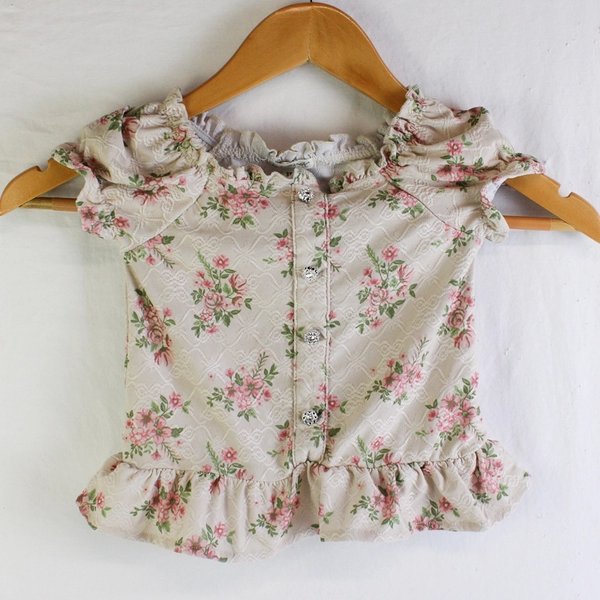 Kate Mack Pink Floral 2-Piece Outfit Girls' Size 3T