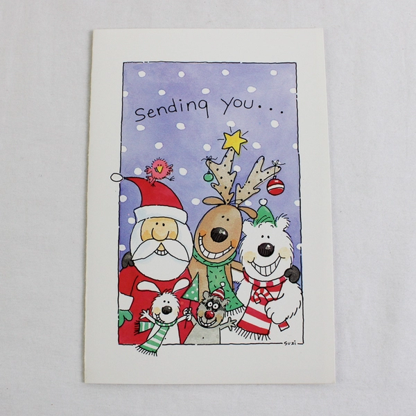 Set of 9 VTG Paper Magic Group Grand Award Seasons Grinnings Christmas Cards