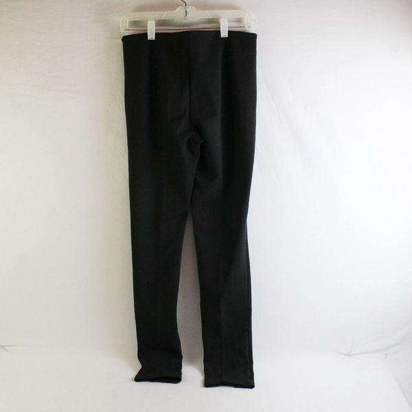 Ellen Tracy Women's 10 Black Pull On Slim Skinny Leg Stretch Dress Pants 